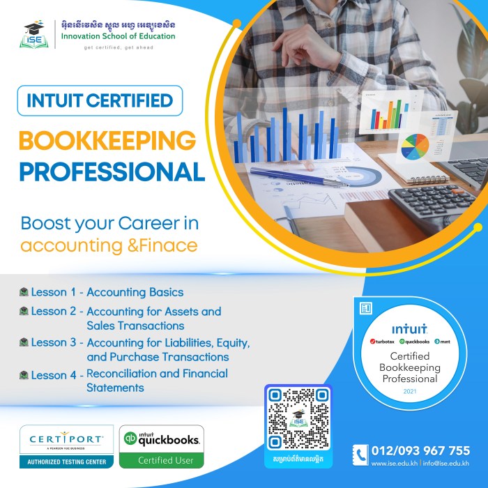 Intuit certified bookkeeping professional exam practice test