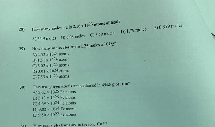 How many moles does 80.0 grams of h2o represent